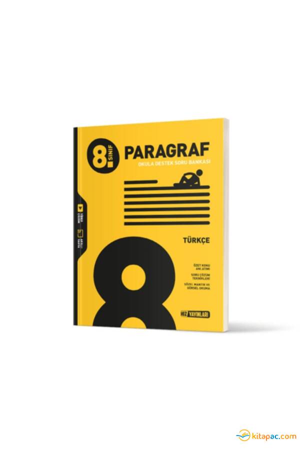 HIZ 8.Sınıf TÜRKÇE PARAGRAF SORU BANKASI - 1