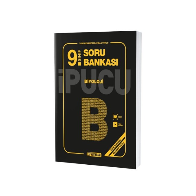 HIZ 9.Sınıf BİYOLOJİ İPUCU Soru Bankası - HIZ YAYINLARI