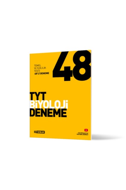 HIZ TYT BİYOLOJİ 48 Lİ DENEME - HIZ YAYINLARI