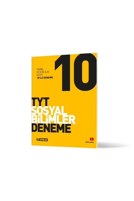 HIZ TYT SOSYAL BİLİMLER 10 LU DENEME - HIZ YAYINLARI