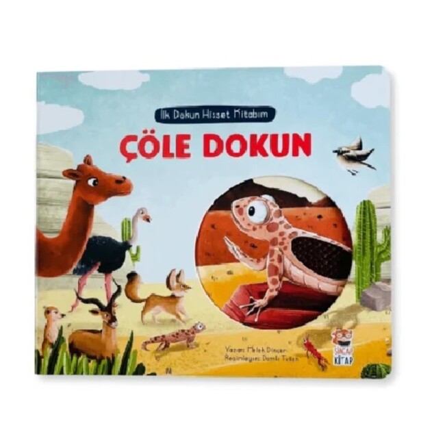 İLK DOKUN HİSSET KİTABIM ÇÖLE DOKUN - Sincap Kitap