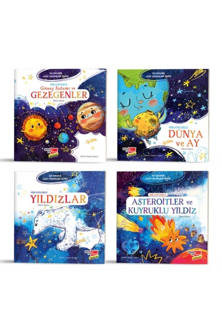 İLK OKUMA HİKAYELERİ UZAY SERİSİ 4 lü SET - DİKKAT ATÖLYESİ YAYINLARI