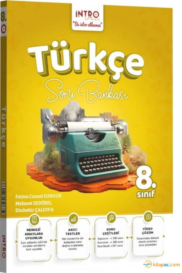 İNTRO 8.Sınıf TÜRKÇE SORU BANKASI - 1