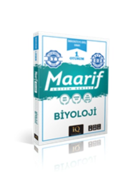 IQ YAYINLARI 1.OTURUM MAARİF BİYOLOJİ EĞİTİM SERİSİ - IQ YAYINLARI