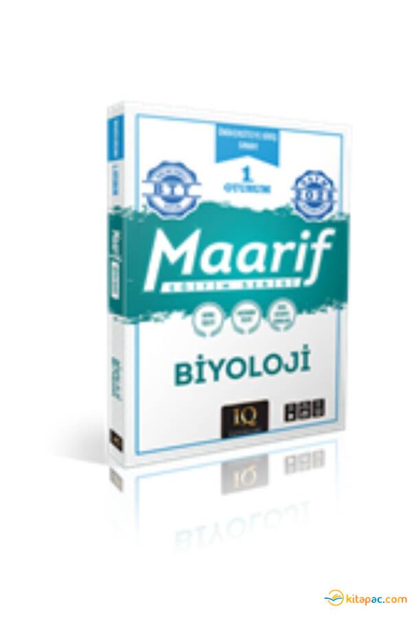 IQ YAYINLARI 1.OTURUM MAARİF BİYOLOJİ EĞİTİM SERİSİ - 1
