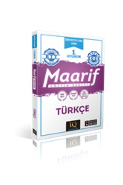 IQ YAYINLARI 1.OTURUM MAARİF TÜRKÇE EĞİTİM SERİSİ - IQ YAYINLARI