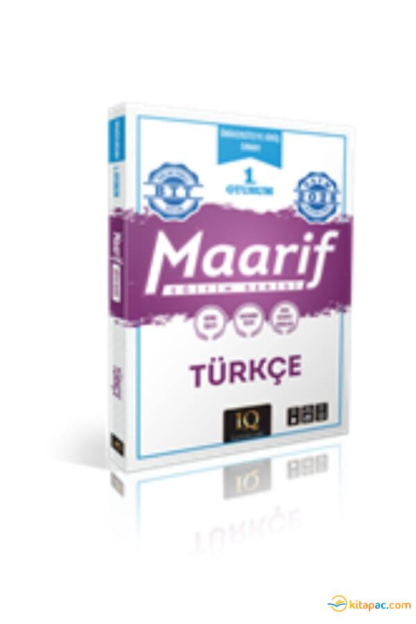 IQ YAYINLARI 1.OTURUM MAARİF TÜRKÇE EĞİTİM SERİSİ - 1