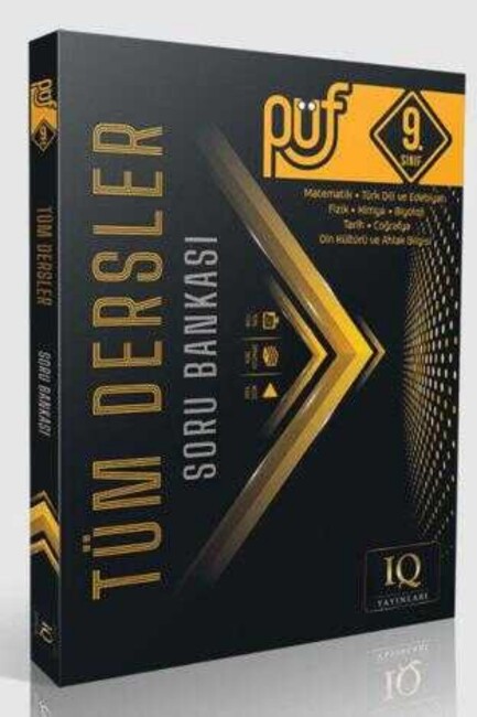 IQ YAYINLARI 9.Sınıf TÜM DERSLER Soru Bankası - IQ YAYINLARI