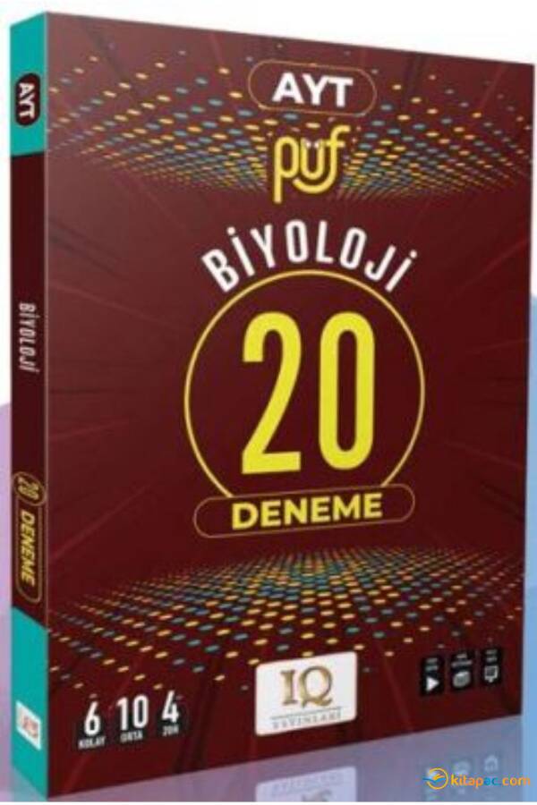 IQ YAYINLARI AYT BİYOLOJİ PÜF 10 BRANŞ DENEMESİ - 1