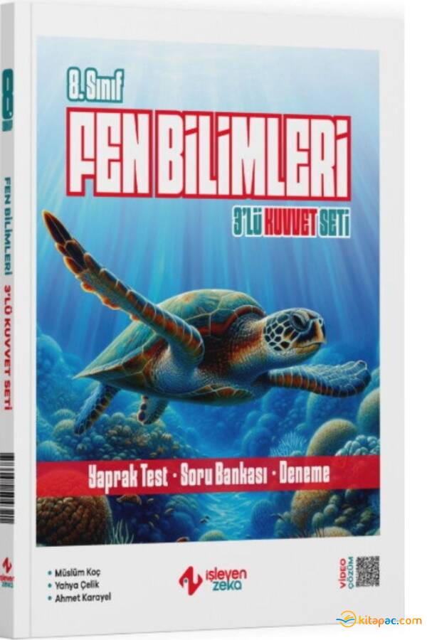 İŞLEYENZEKA 8.Sınıf FEN BİLİMLERİ 3 LÜ KUVVET SERİSİ SETİ - 1