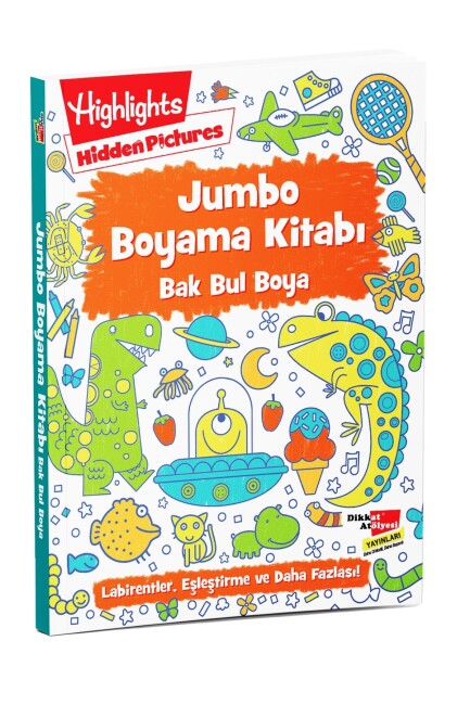 JUMBO BOYAMA KİTABI BAK BUL BOYA - DİKKAT ATÖLYESİ YAYINLARI