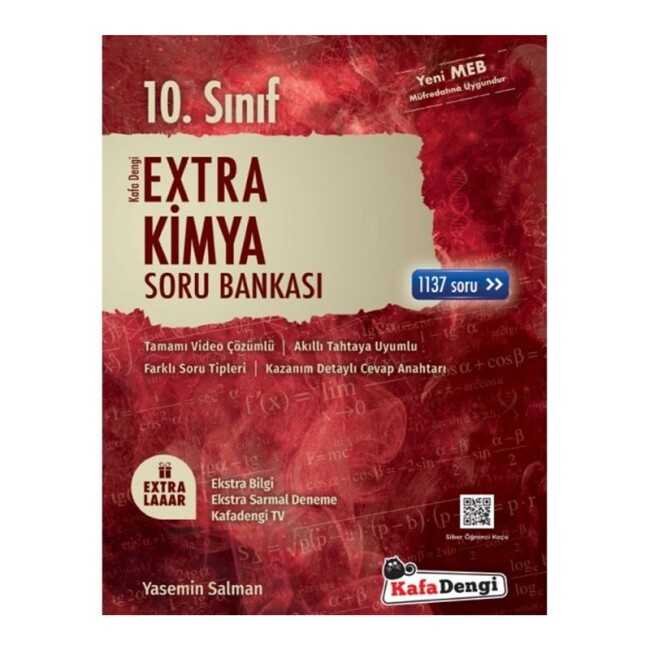 KAFADENGİ 10.Sınıf EXTRA KİMYA SORU BANKASI - KAFADENGİ YAYINLARI