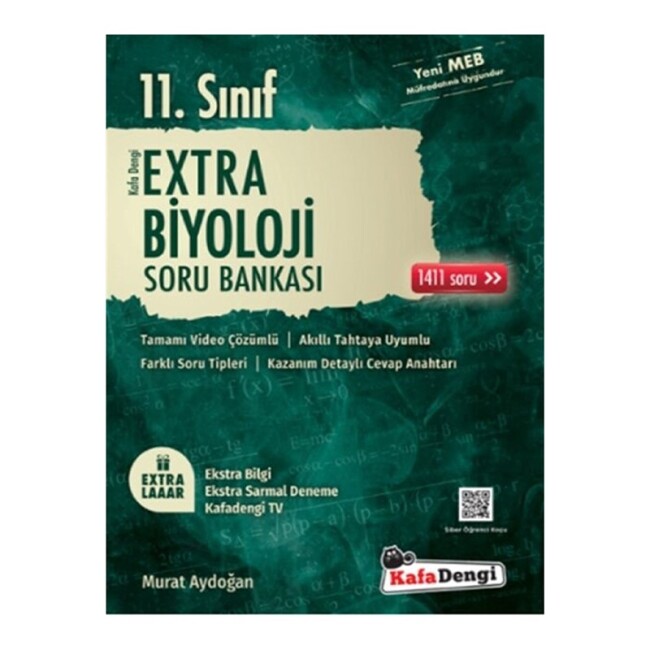 KAFADENGİ 11.SINIF EXTRA BİYOLOJİ SORU BANKASI - KAFADENGİ YAYINLARI