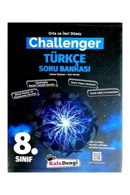 KAFADENGİ 8.Sınıf CHALLENGER TÜRKÇE Soru Bankası - KAFADENGİ YAYINLARI
