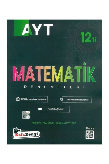 KAFADENGİ AYT 12 li MATEMATİK DENEMELERİ - KAFADENGİ YAYINLARI