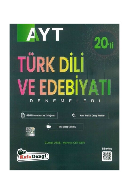 KAFADENGİ AYT 20 li TÜRK DİLİ VE EDEBİYATI DENEMELERİ - KAFADENGİ YAYINLARI