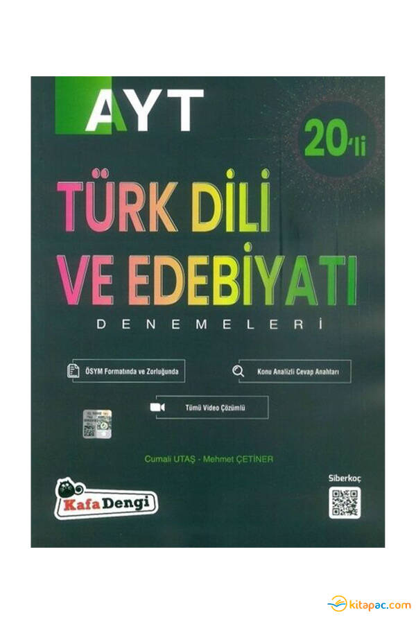 KAFADENGİ AYT 20 li TÜRK DİLİ VE EDEBİYATI DENEMELERİ - 1