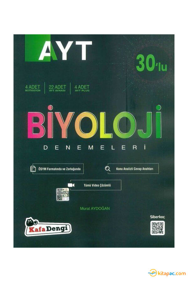 KAFADENGİ AYT 30 lu BİYOLOJİ DENEMELERİ - 1