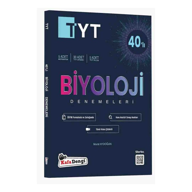 KAFADENGİ TYT 40 lı BİYOLOJİ DENEME SINAVI - KAFADENGİ YAYINLARI