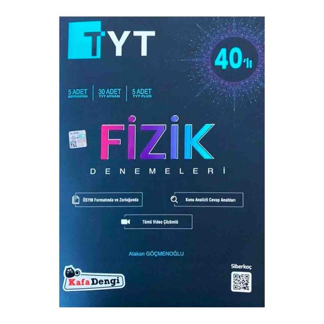 KAFADENGİ TYT 40 lı FİZİK DENEME SINAVI - KAFADENGİ YAYINLARI