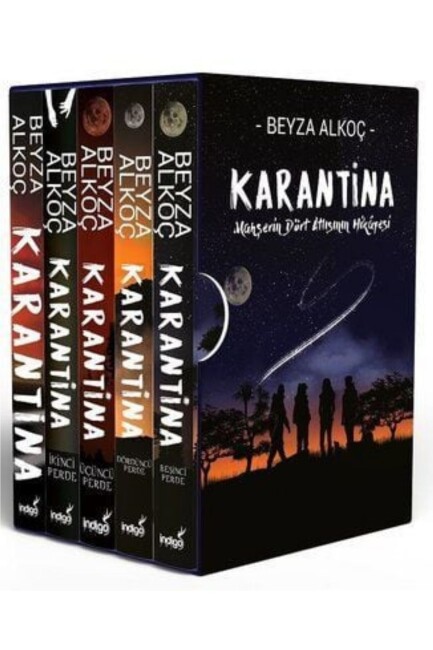 KARANTİNA SERİSİ 5 KİTAP SETİ - CİLTLİ KUTULU - İNDİGO KİTAP 
