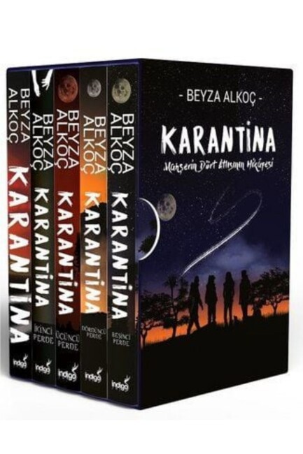 KARANTİNA SERİSİ 5 KİTAP SETİ - CİLTSİZ KUTULU - İNDİGO KİTAP 