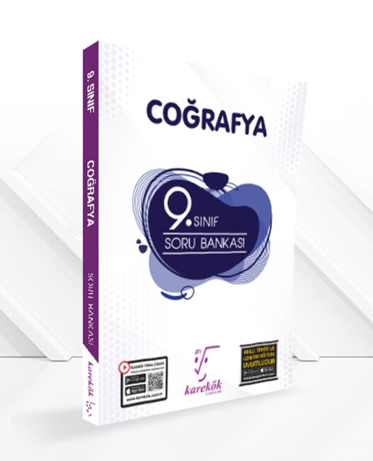 KAREKÖK 9.Sınıf COĞRAFYA Soru Bankası - KAREKÖK YAYINLARI