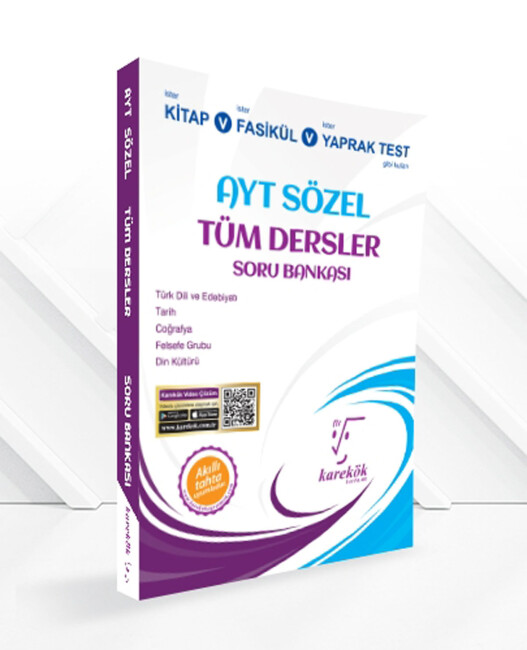KAREKÖK AYT TÜM DERSLER SÖZEL Soru Bankası - KAREKÖK YAYINLARI