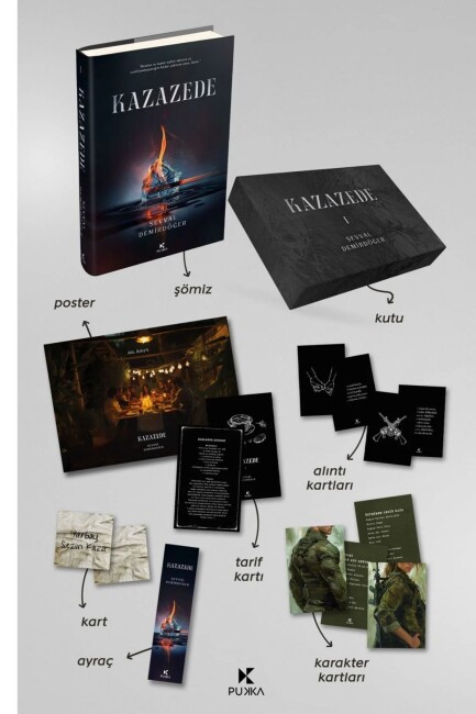 KAZAZEDE – 1 - (CİLTLİ KUTULU) - PUKKA YAYINLARI