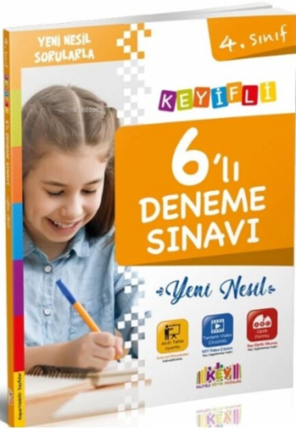 KEY YAYINLARI 4.SINIF KEYİFLİ 6 LI DENEME SINAVI - KEY YAYINCILIK