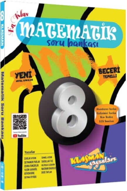 KLASMAN 8.Sınıf MATEMATİK SORU BANKASI - KLASMAN YAYINLARI