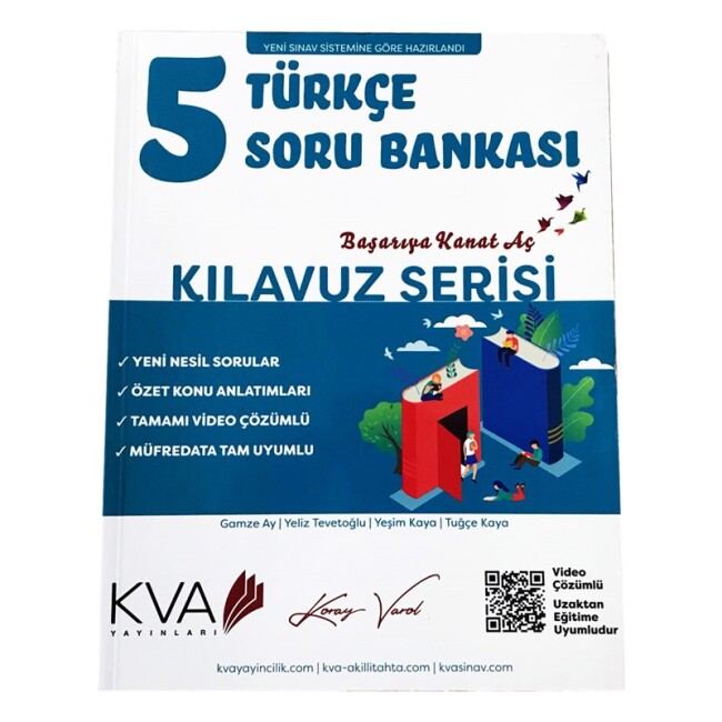 KORAY VAROL 5.Sınıf TÜRKÇE Soru Bankası Klavuz Serisi - KORAY VAROL YAYINLARI