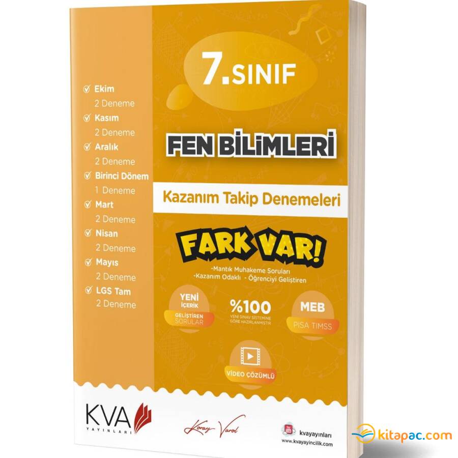 KORAY VAROL 7.Sınıf FEN BİLİMLERİ DENEME - 2020 - 1