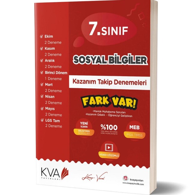KORAY VAROL 7.Sınıf SOSYAL BİLGİLER DENEME - 2020 - KORAY VAROL YAYINLARI