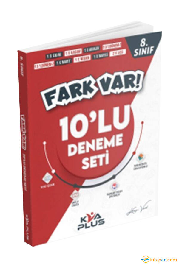 KORAY VAROL 8.Sınıf 10 lu Fark Var Deneme Seti - 1