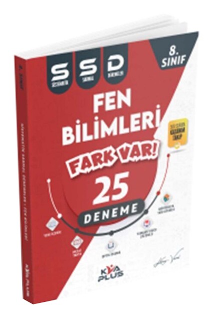 KORAY VAROL 8.Sınıf FEN BİLİMLERİ 25 SİSTEMATİK SARMAL DENEME - KORAY VAROL YAYINLARI