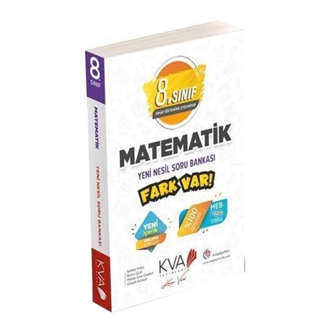 KORAY VAROL 8.Sınıf MATEMATİK FARK VAR Yeni Nesil Soru Bankası - KORAY VAROL YAYINLARI