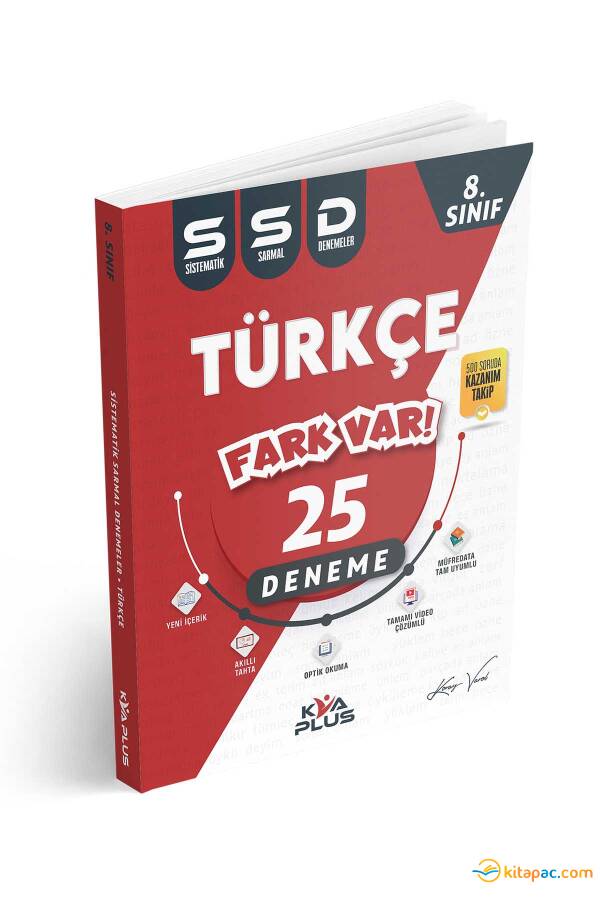 KORAY VAROL 8.Sınıf TÜRKÇE 25 SİSTEMATİK SARMAL DENEME - 1