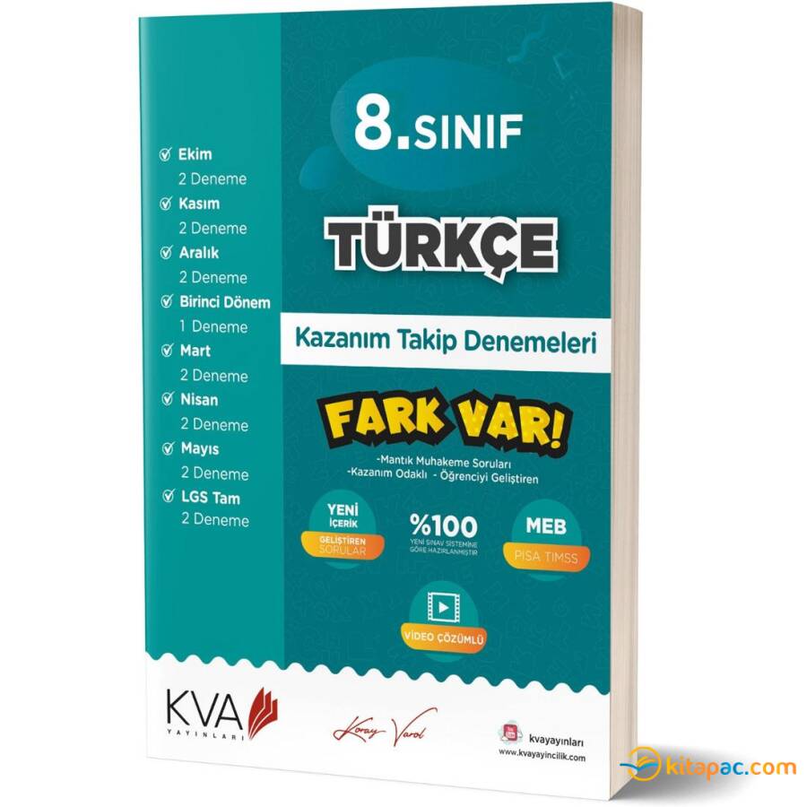 KORAY VAROL 8.Sınıf TÜRKÇE DENEME - 1