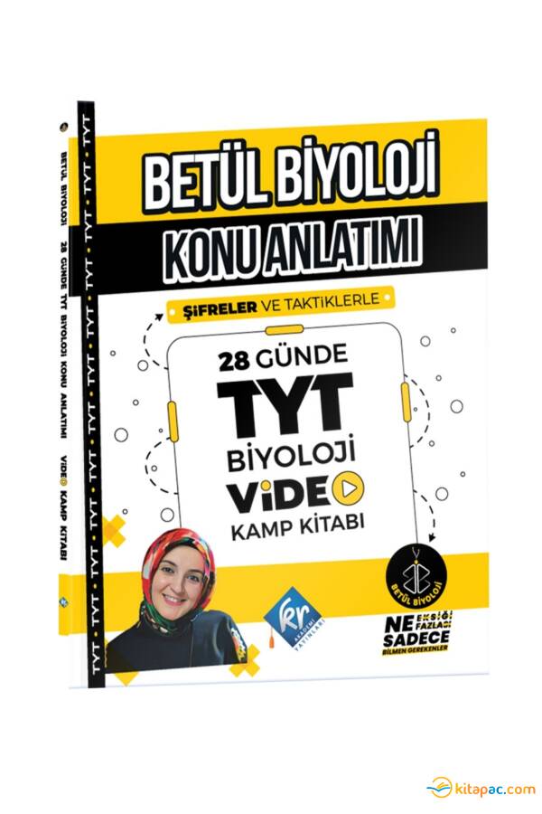 BETÜL TYT BİYOLOJİ 28 GÜNDE VİDEO DERS KİTABI - 1