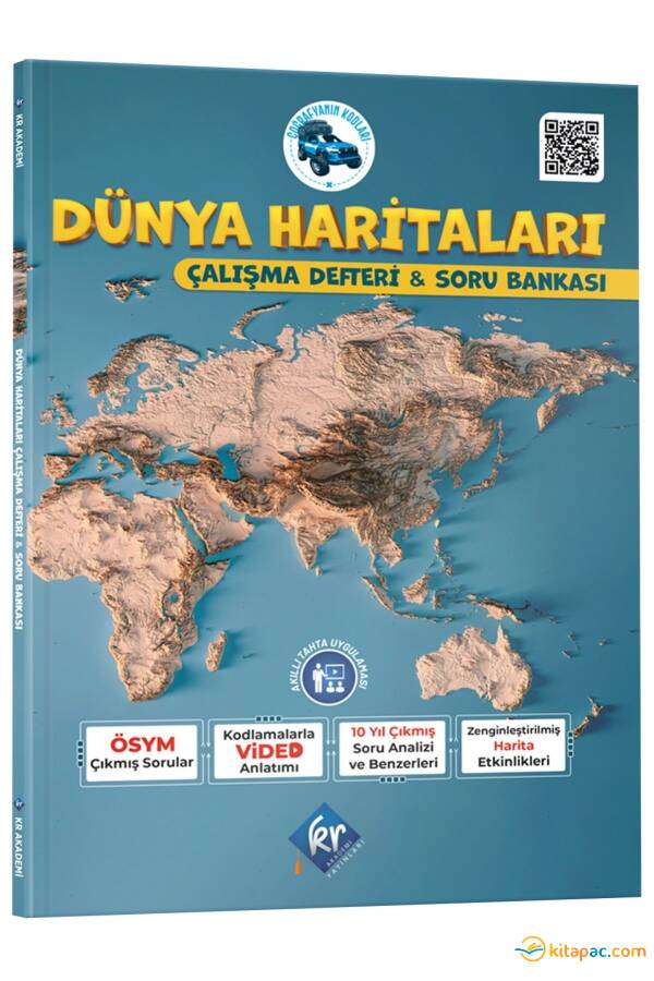 COĞRAFYANIN KODLARI DÜNYA HARİTALARI ÇALIŞMA DEFTERİ VE SORU BANKASI - 1