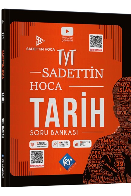 KR AKADEMİ SADETTİN HOCA TYT TARİH SORU BANKASI - KR AKADEMİ YAYINLARI