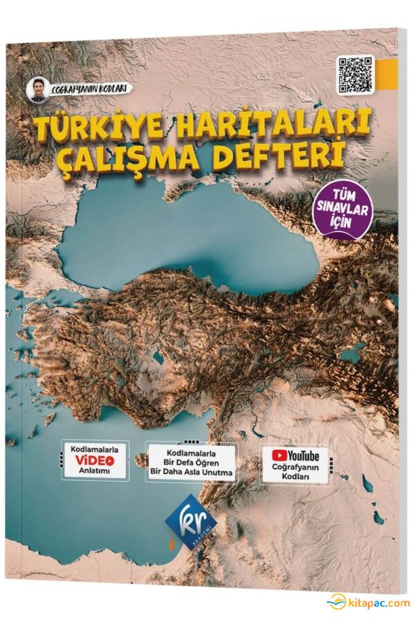 KR AKADEMİ TYT AYT COĞRAFYANIN KODLARI TÜRKİYE HARİTALARI Çalışma Defteri - 1