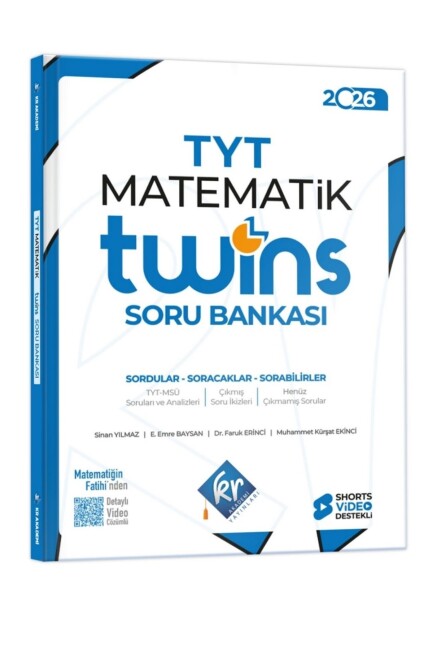 KR AKADEMİ TYT TWİNS MATEMATİK SORU BANKASI - KR AKADEMİ YAYINLARI