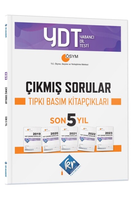 KR AKADEMİ YDT ÇIKMIŞ SORULAR SON 5 YIL TIPKI BASIM FASİKÜLLERİ - KR AKADEMİ YAYINLARI