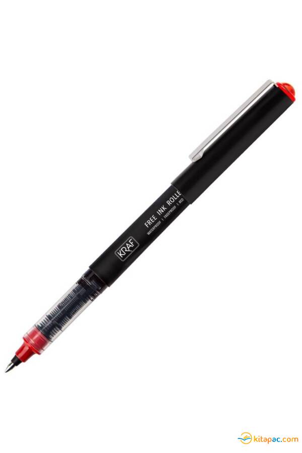 KRAF 0,7mm.ROLLER KALEM 300G - Kırmızı - 1