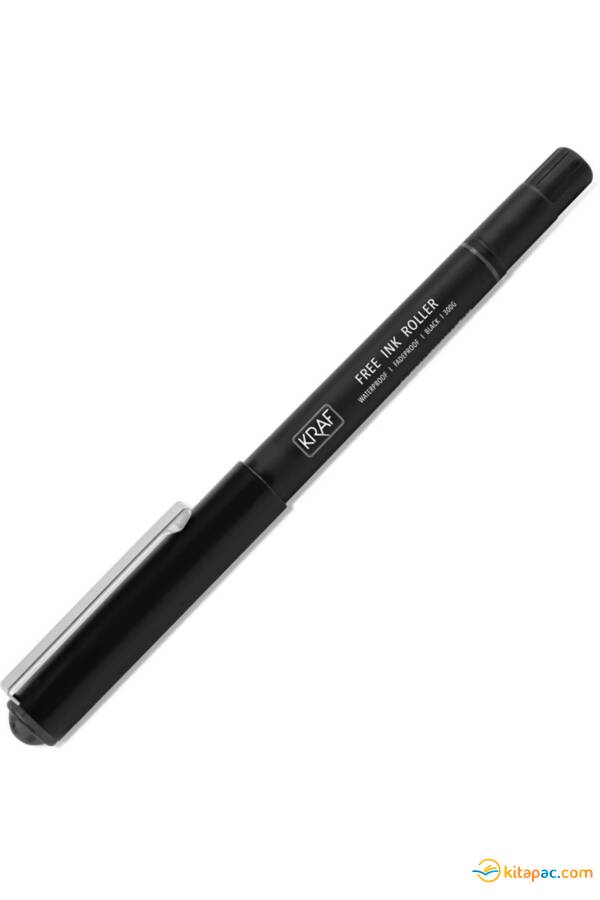 KRAF 0,7mm.ROLLER KALEM 300G - Siyah - 1