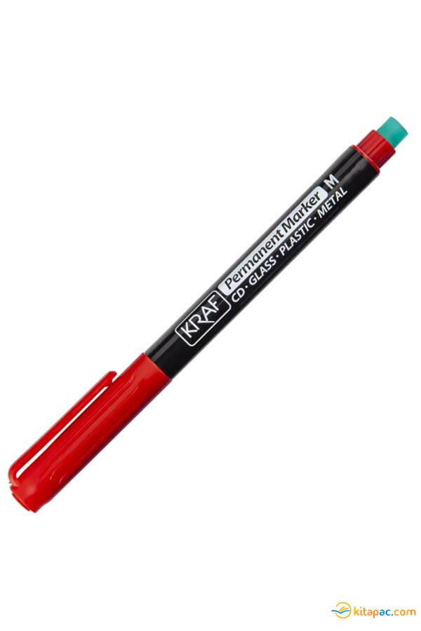 KRAF 260 - (M) ASETAT KALEMİ - Kırmızı - 1