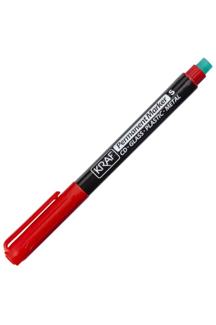 KRAF 270 - (S) ASETAT KALEMİ - Kırmızı - KRAF