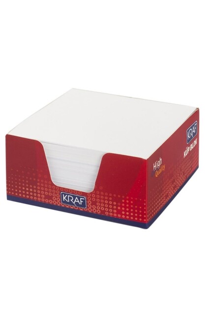 KRAF 9x9 KÜP BLOK BEYAZ 116G - KRAF